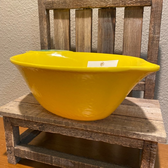 Lemon Serving Bowl, Melamine Lemon Shaped Serving Bowl, Lemon Bowl, Lemon Decor - Picture 5 of 13